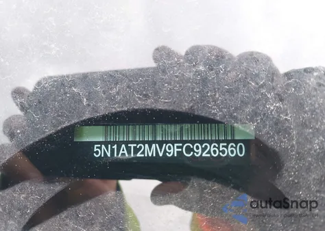 2015 Nissan Rogue S z USA, uszkodzony, nr VIN 5N1AT2MV9FC926560